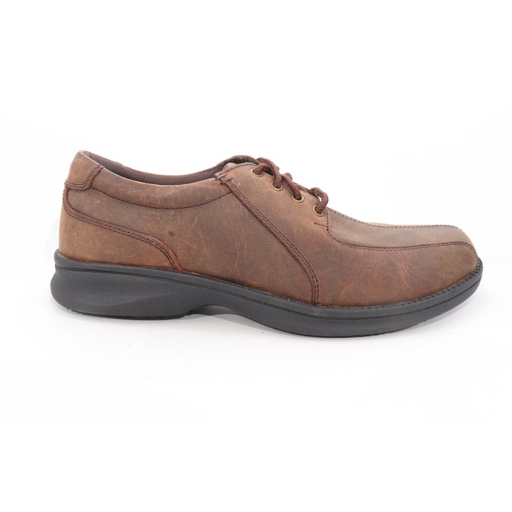 Abeo Smart 3940 Oxfords Brown Casual Shoes Work Crew Non Slip Men's 8 ($)